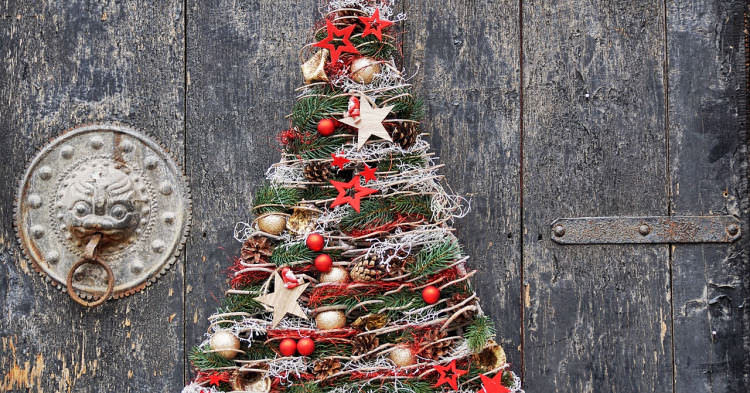 Fun DIY decoration ideas for your entrance door in autumn and winter