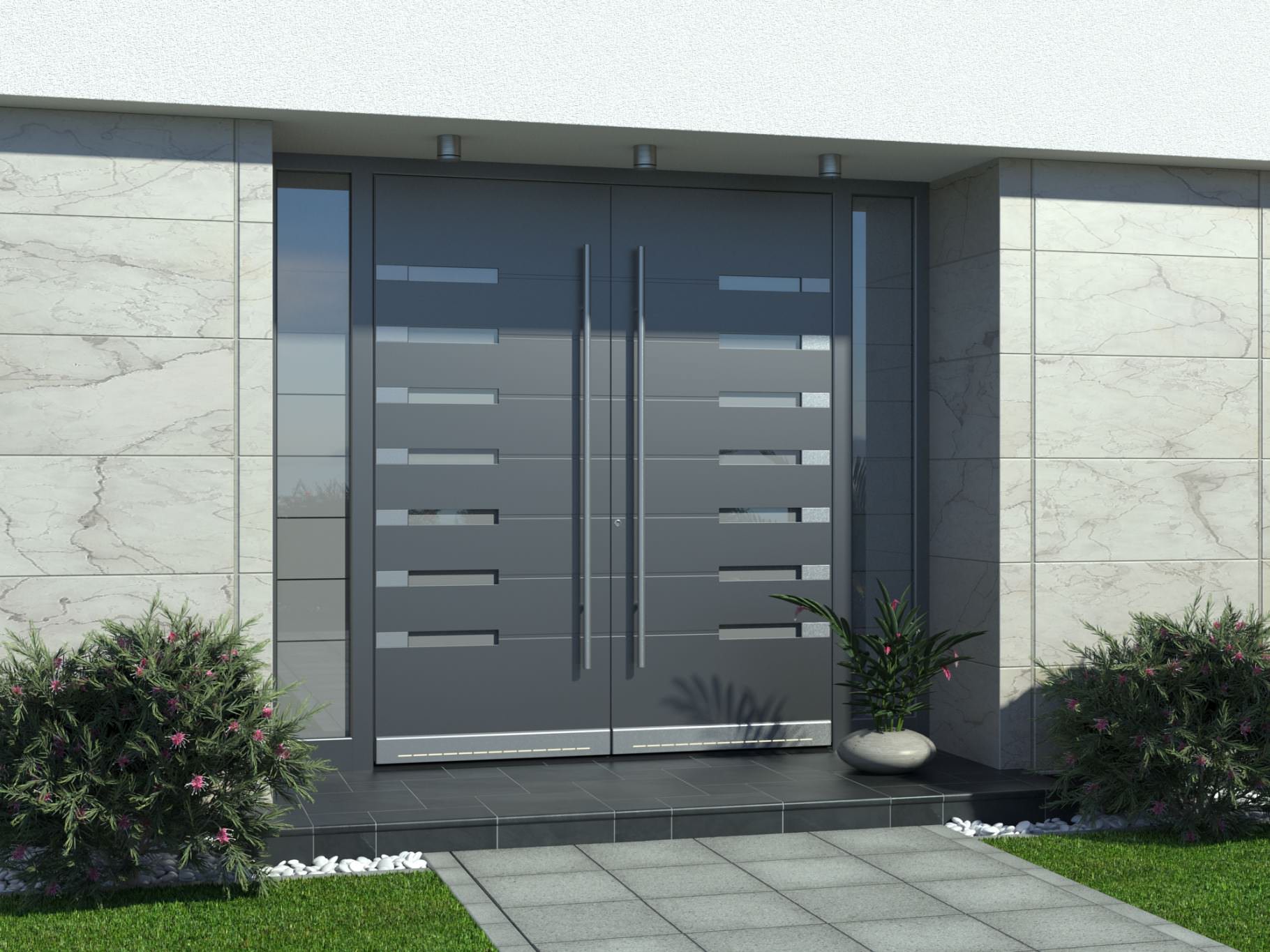 Aluminium front doors 1110