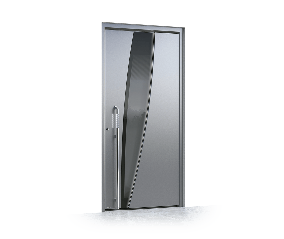 Aluminium entrance door 529