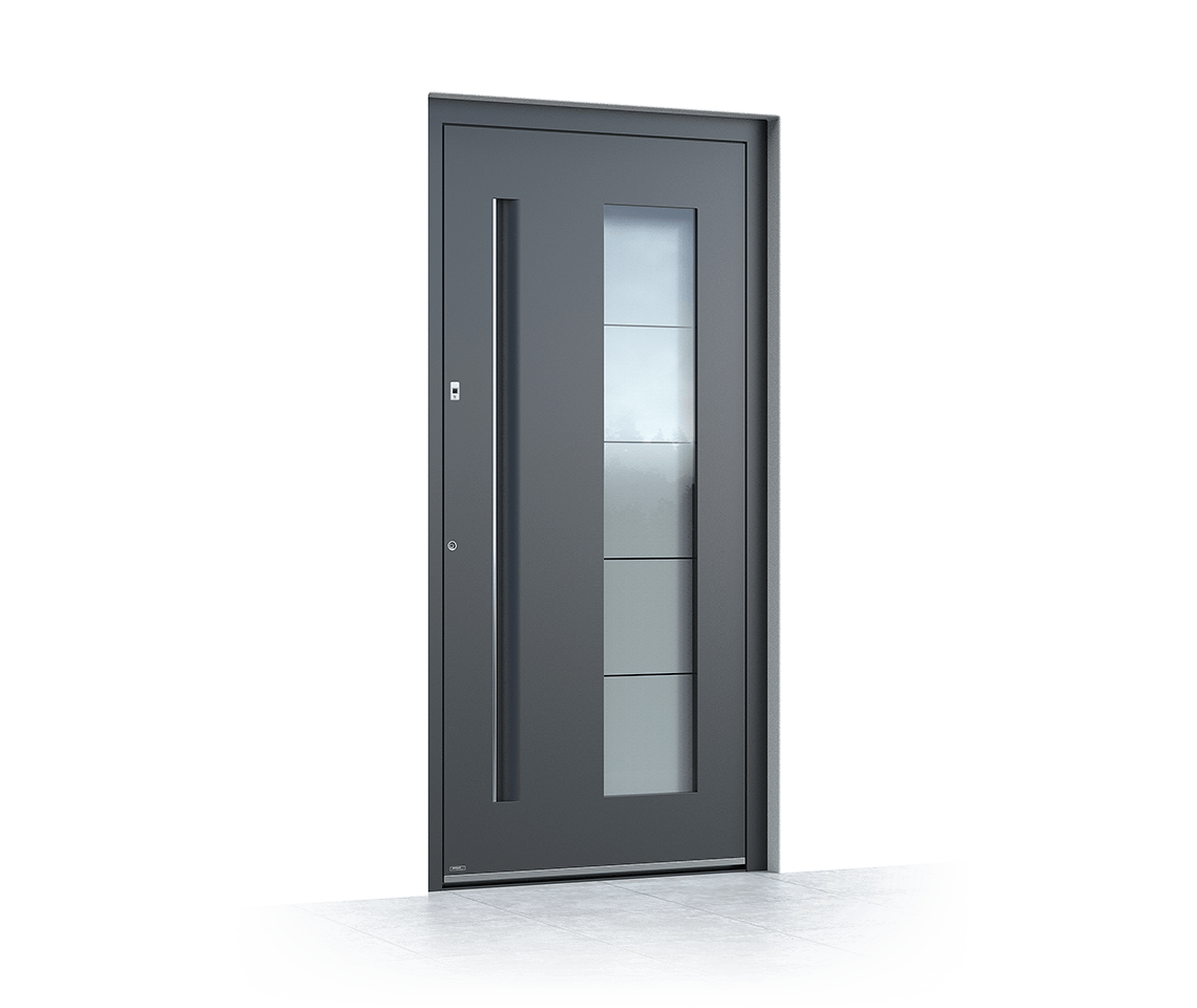 Aluminium entrance door 6016