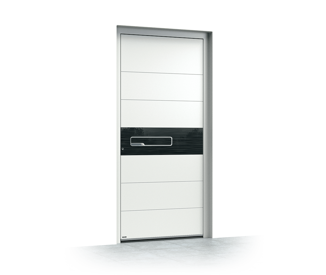 Aluminium entrance door 607