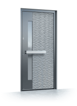 Modern aluminium front doors 0167