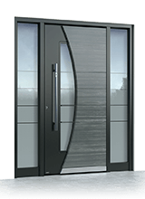 Aluminium entrance door 518