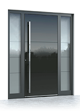 Aluminium entrance door 6009