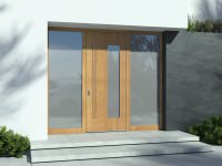 Wooden front doors 622A